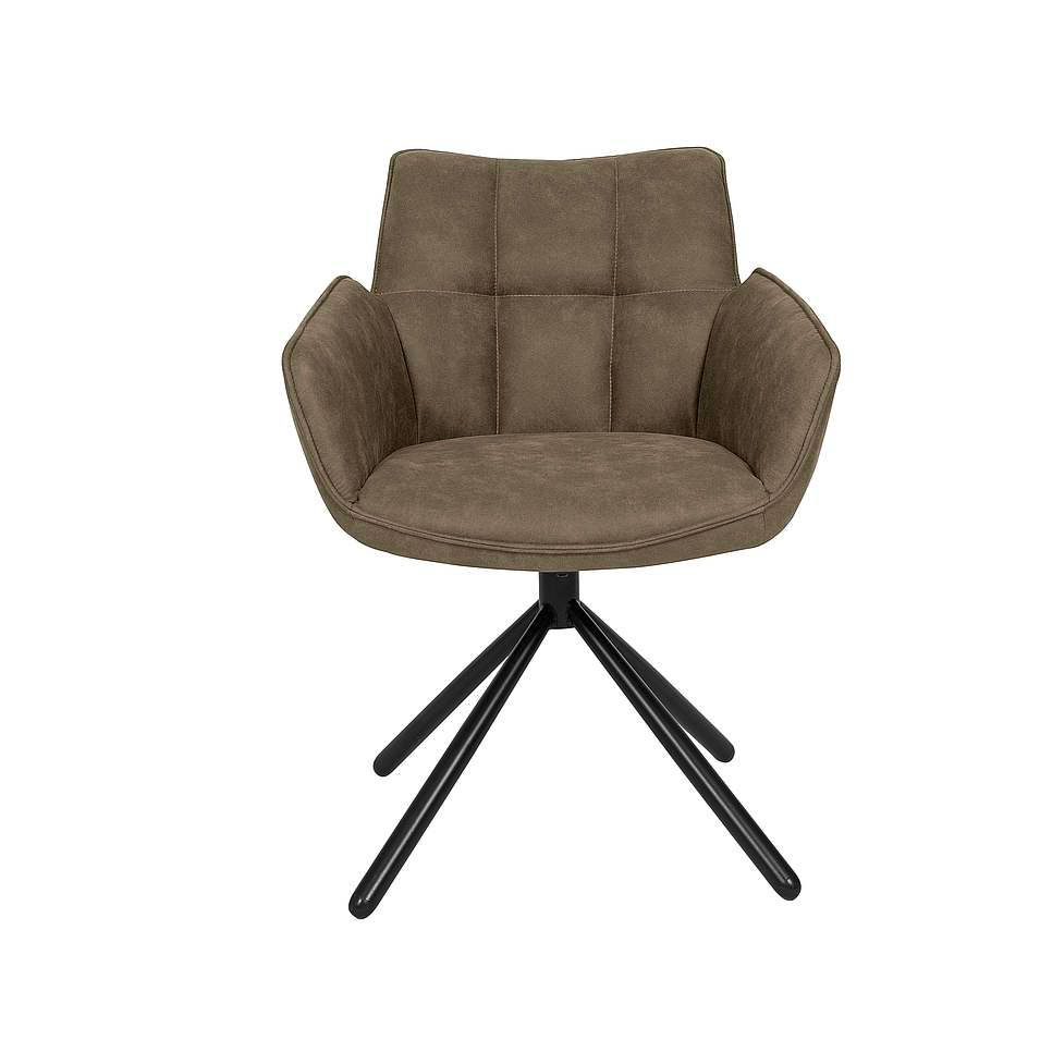 Обеденный стул Frisco taupe, вид спереди